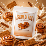 HIGH PROTEIN CREAM OF RICE LOTUS CINNAMON ROLLS