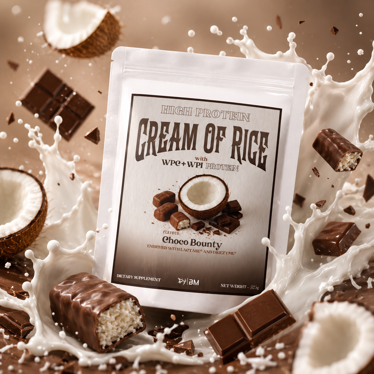 HIGH PROTEIN CREAM OF RICE CHOCO BOUNTY