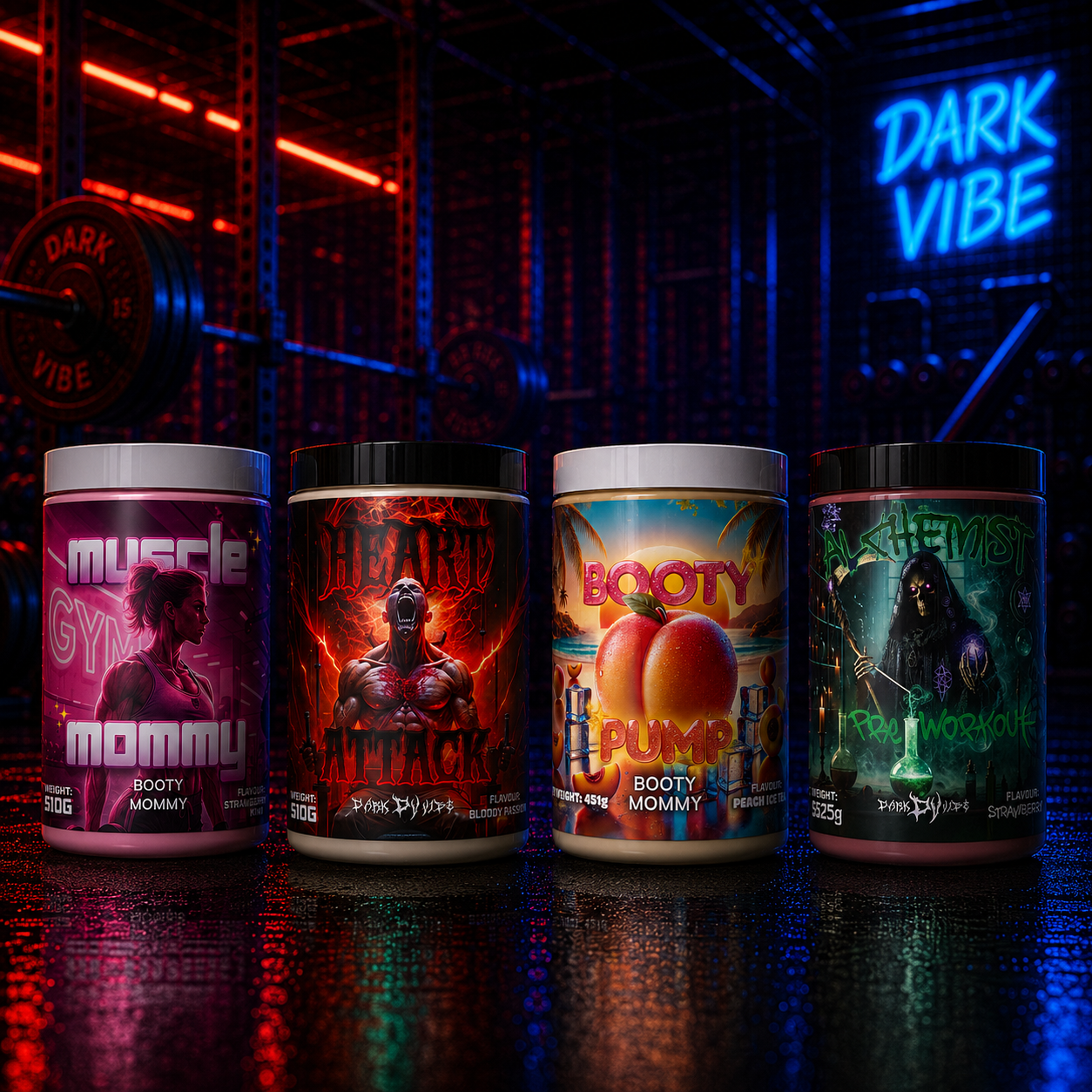 HEART ATTACK / MUSCLE MOMMY + ALCHEMIST / BOOTY PUMP
