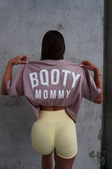 BOOTY MOMMY WHITE PEACH PUMP COVER