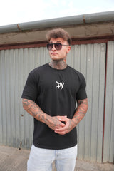 DARK VIBE METAL BACKPRINT T-SHIRT (BLACK)