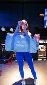 BABY BLUE BOOTY MOMMY SPORT BAG