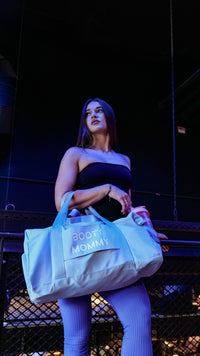 BABY BLUE BOOTY MOMMY SPORT BAG