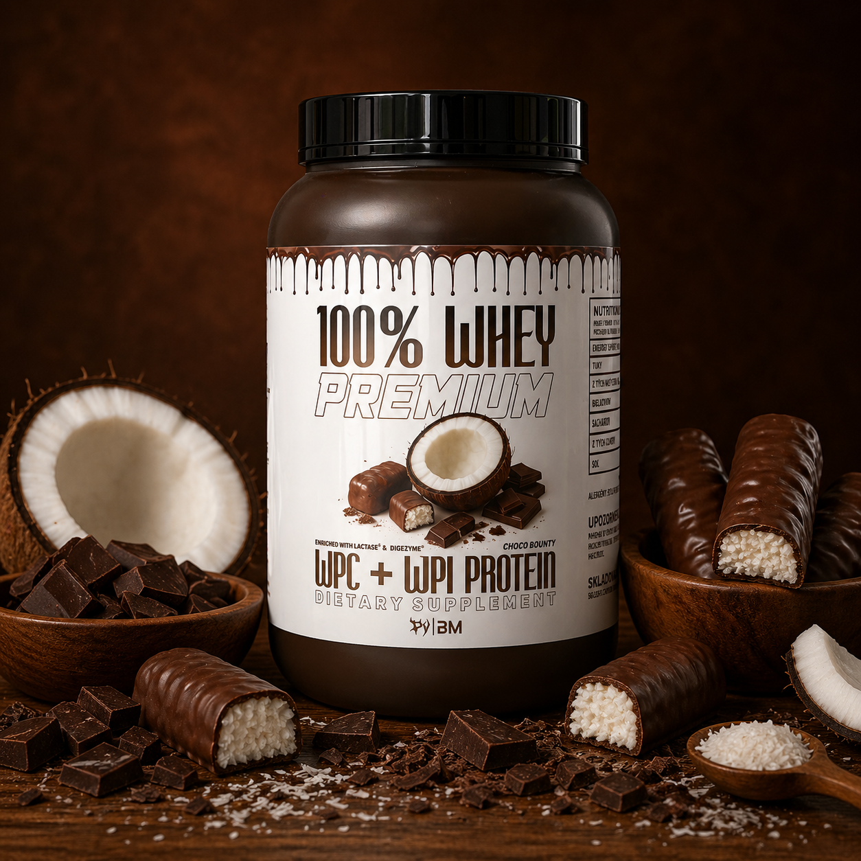 100% PREMIUM WHEY PROTEIN CHOCO BOUNTY