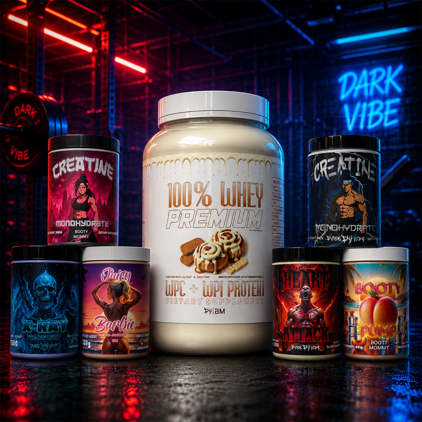 PROTEIN + PRE WORKOUT + CREATINE BUNDLE