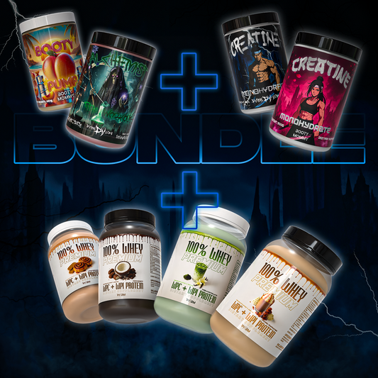 PROTEIN + PRE WORKOUT + CREATINE BUNDLE