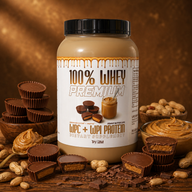 100% PREMIUM WHEY PROTEIN PEANUT BUTTER CUPS