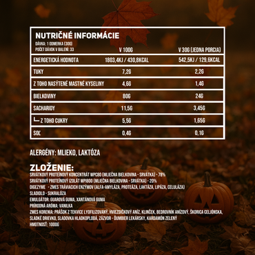 100% PREMIUM WHEY PUMPKIN SPICE LATTE